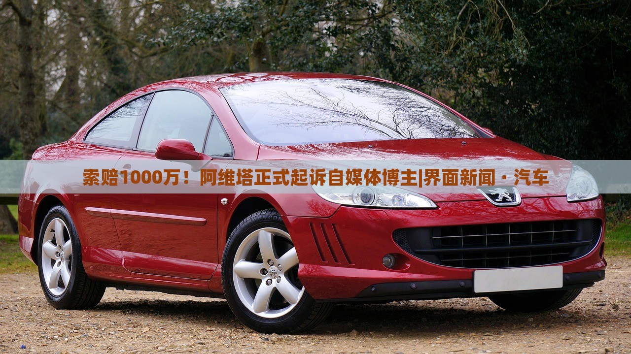 索賠1000萬!阿維塔正式起訴自媒體博主|界面新聞 · 汽車 索賠1000萬!阿維塔正式起訴自媒體博主|界面新聞 · 汽車