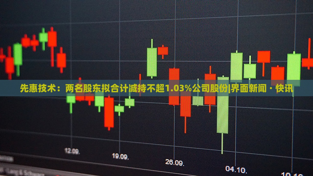 先惠技術(shù)：兩名股東擬合計(jì)減持不超1.03%公司股份|界面新聞 · 快訊
