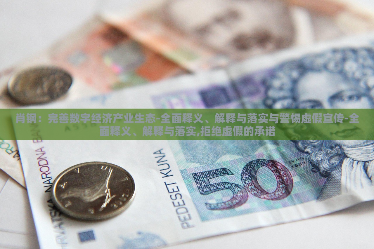 肖鋼：完善數(shù)字經(jīng)濟(jì)產(chǎn)業(yè)生態(tài)-全面釋義、解釋與落實與警惕虛假宣傳-全面釋義、解釋與落實,拒絕虛假的承諾