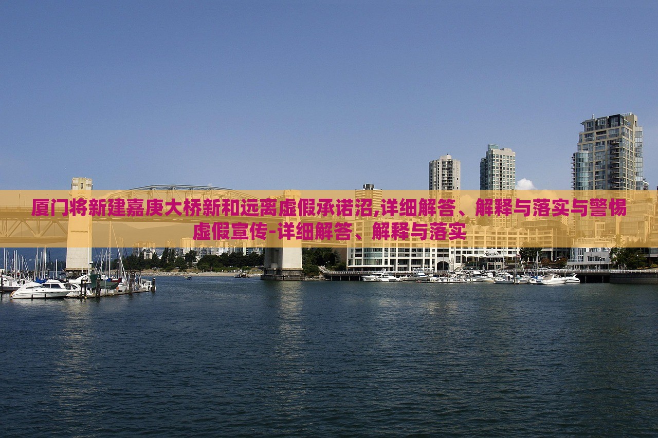 廈門將新建嘉庚大橋新和遠離虛假承諾沼,詳細解答、解釋與落實與警惕虛假宣傳-詳細解答、解釋與落實