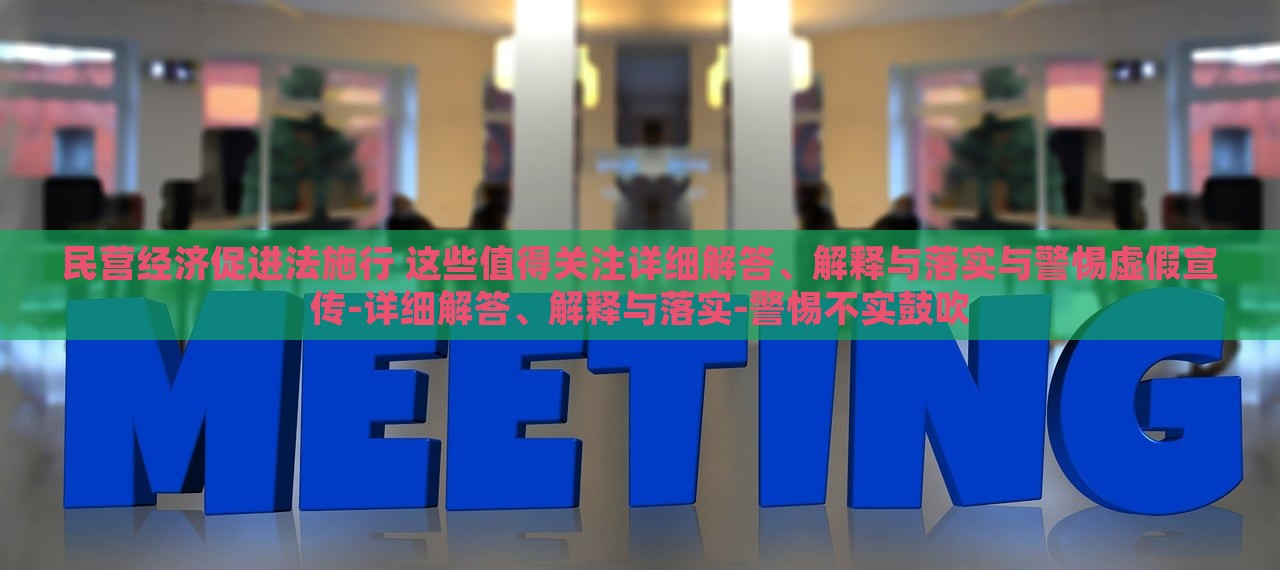 民營(yíng)經(jīng)濟(jì)促進(jìn)法施行 這些值得關(guān)注詳細(xì)解答、解釋與落實(shí)與警惕虛假宣傳-詳細(xì)解答、解釋與落實(shí)-警惕不實(shí)鼓吹