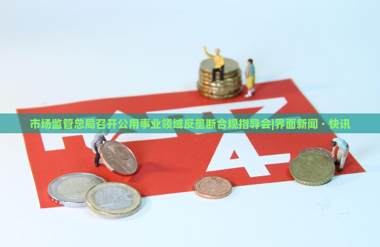 市場監(jiān)管總局召開公用事業(yè)領(lǐng)域反壟斷合規(guī)指導(dǎo)會|界面新聞 · 快訊