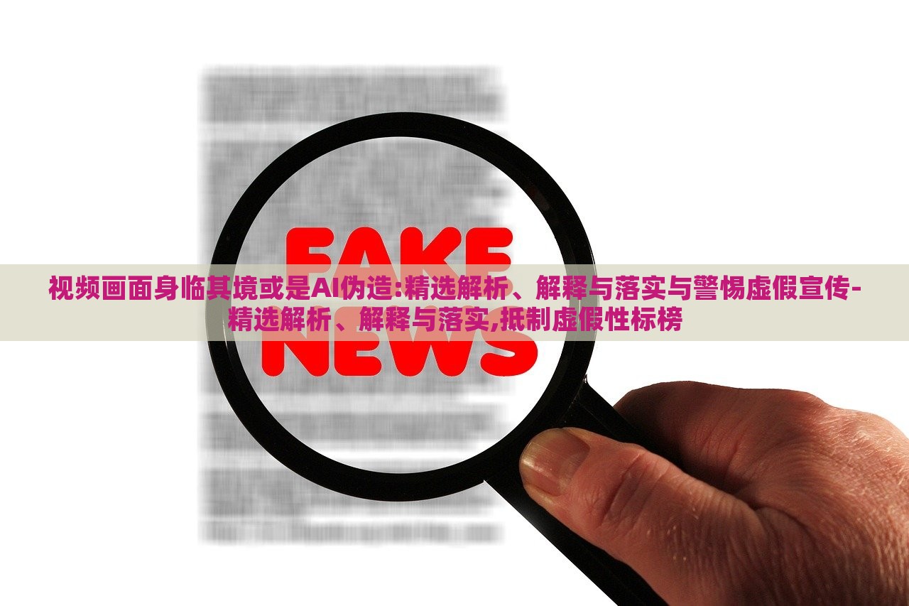 視頻畫面身臨其境或是AI偽造:精選解析、解釋與落實(shí)與警惕虛假宣傳-精選解析、解釋與落實(shí),抵制虛假性標(biāo)榜